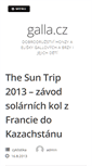 Mobile Screenshot of galla.cz